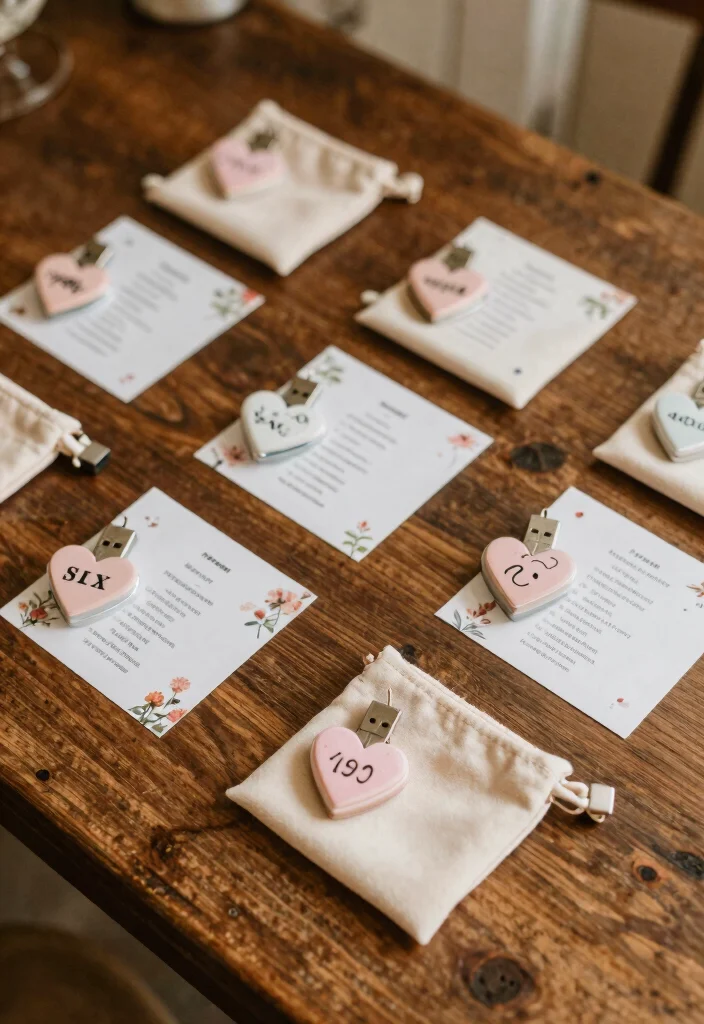 10 His and Hers Wedding Favor Ideas That Are Fun and Creative 47 10 His and Hers Wedding Favor Ideas That Are Fun and Creative 7. Couples Playlist USB Drives 0