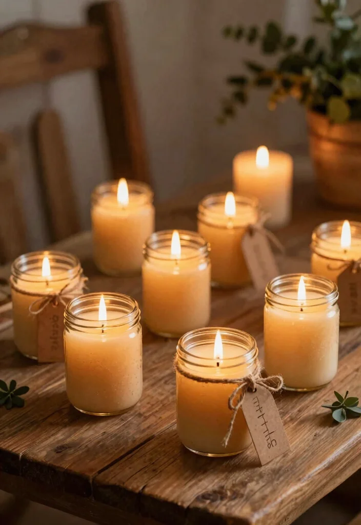 10 Honey Wedding Favor Ideas Perfect for Rustic Weddings 5. Honey Infused Candles 0