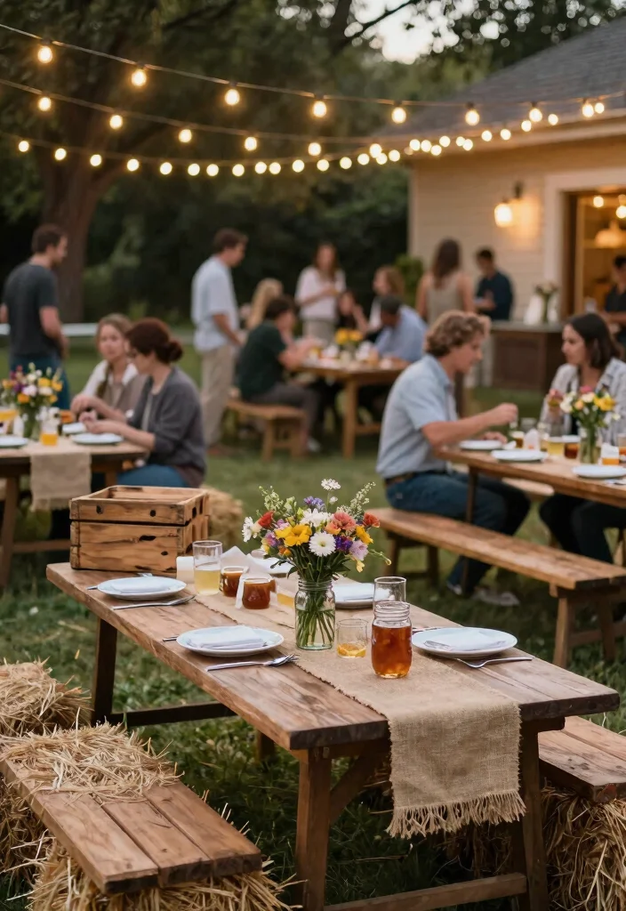 10 I Do BBQ Engagement Party Ideas for Casual Couples 48 10 I Do BBQ Engagement Party Ideas for Casual Couples 8. Rustic Dcor Touches 0