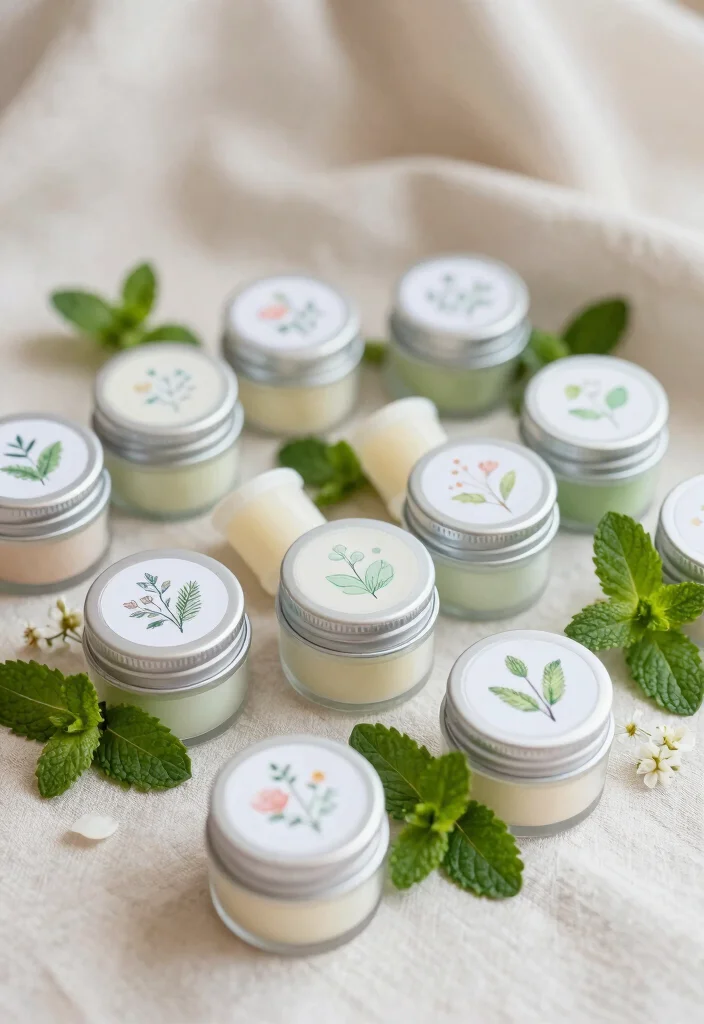 10 Mint to Be Wedding Favor Ideas That Are Cute and Affordable 7. Minty Lip Balm 0