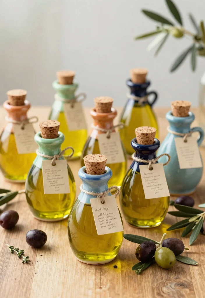 10 Olive Oil Wedding Favor Ideas for Elegant Mediterranean Themes 2 10 Olive Oil Wedding Favor Ideas for Elegant Mediterranean Themes 2. Mini Olive Oil Canisters 0