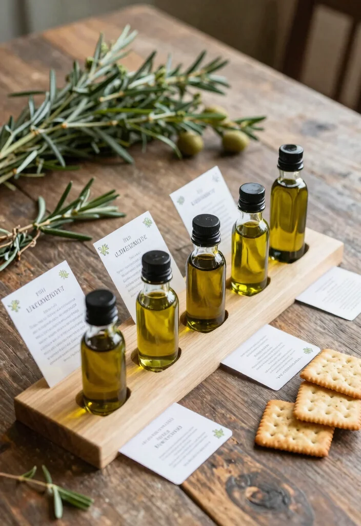 10 Olive Oil Wedding Favor Ideas for Elegant Mediterranean Themes 43 10 Olive Oil Wedding Favor Ideas for Elegant Mediterranean Themes 7. Olive Oil Tasting Kits 0