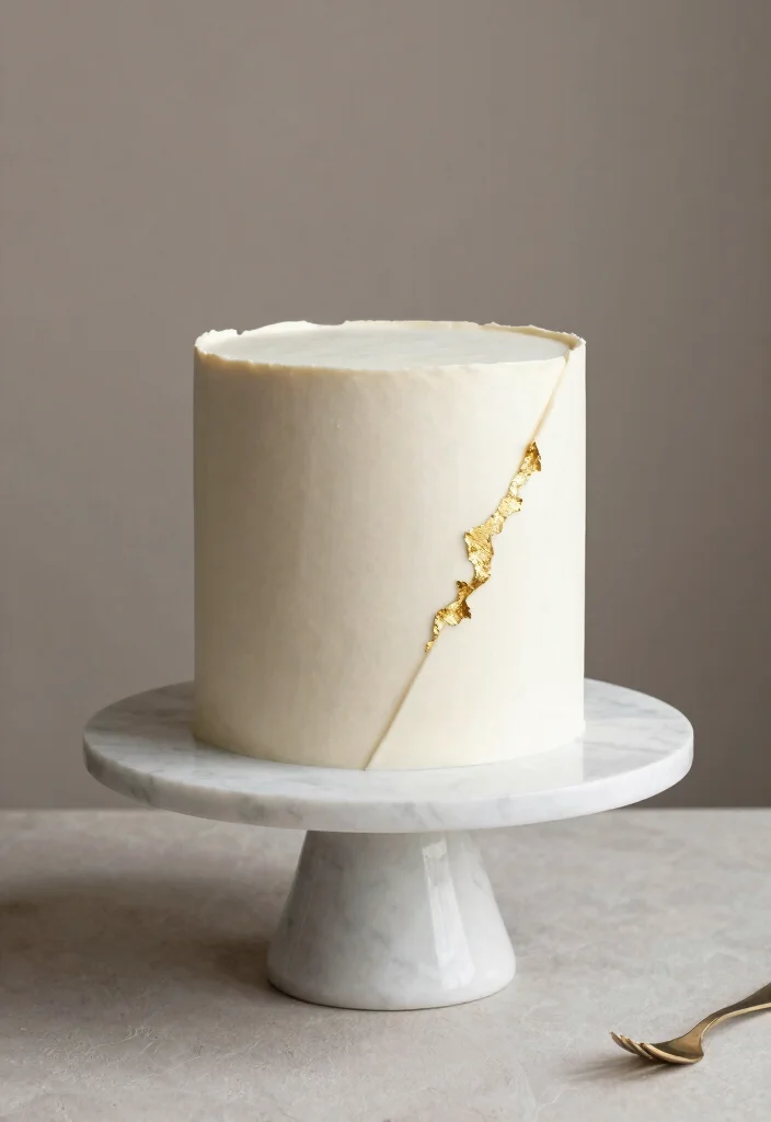 10 One Tier Wedding Cake Ideas for Minimalist Weddings 2 10 One Tier Wedding Cake Ideas for Minimalist Weddings 2. Minimalist Geometric Cake 0