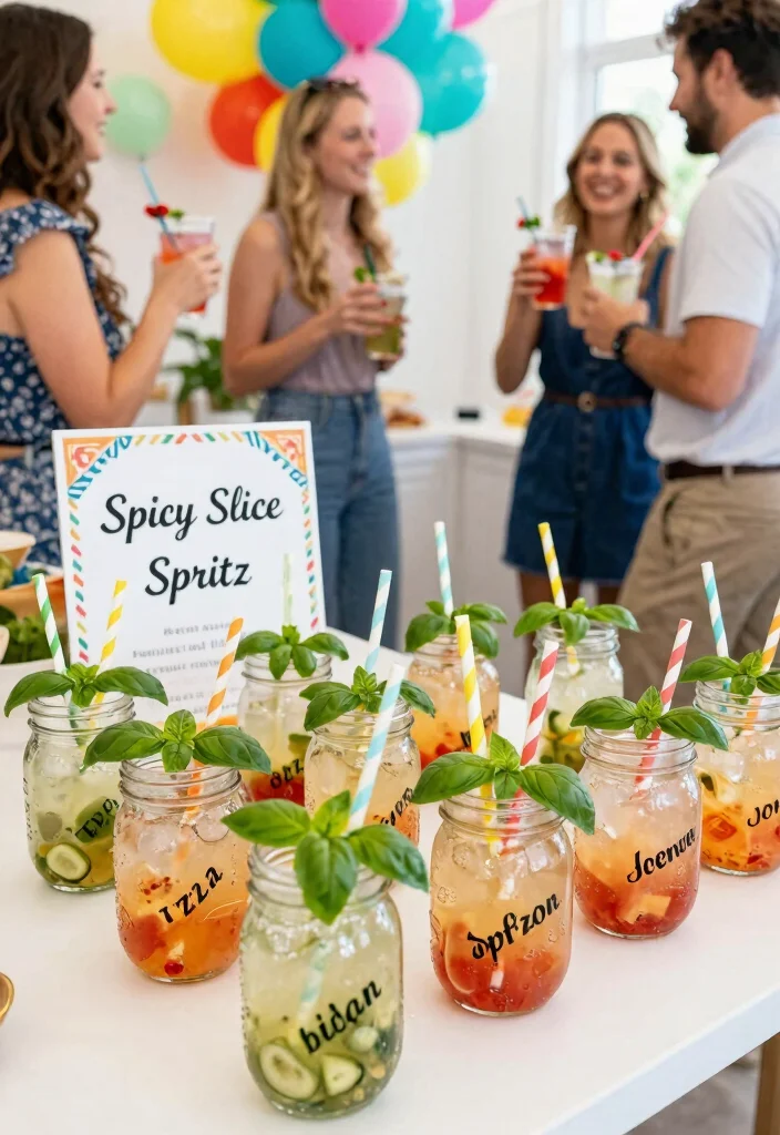 10 Pizza Engagement Party Ideas for Fun Casual Celebrations 6. Pizza Inspired Signature Drink 0