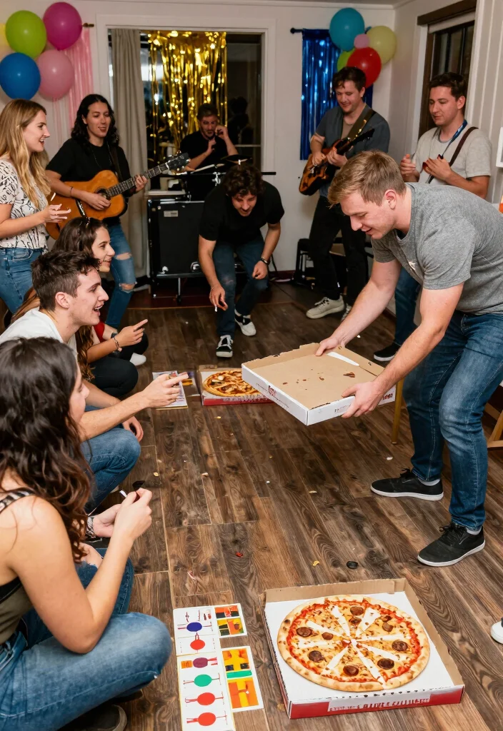 10 Pizza Engagement Party Ideas for Fun Casual Celebrations 7. Pizza Games and Activities 0
