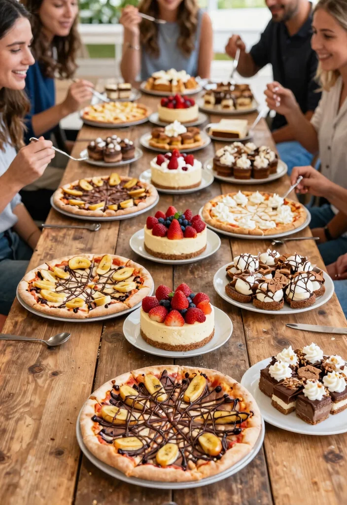 10 Pizza Engagement Party Ideas for Fun Casual Celebrations 8. Pizza Based Desserts 0