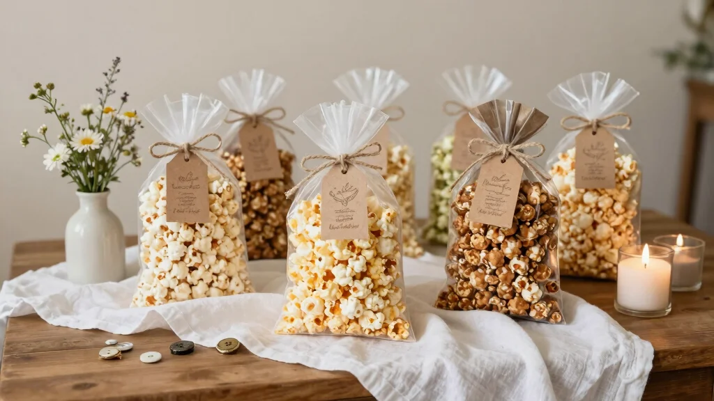 10 Popcorn Wedding Favor Ideas for Fun Casual Weddings