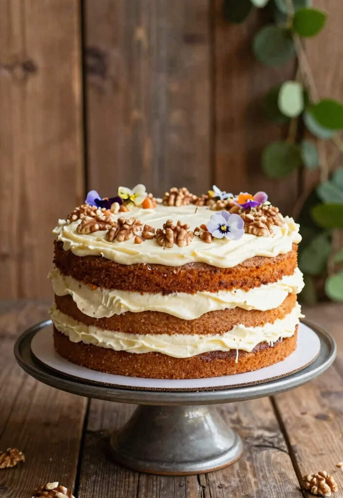 10 Royal Wedding Cake Ideas Inspired by Classic Elegance 37 10 Royal Wedding Cake Ideas Inspired by Classic Elegance 7. Enchanting Carrot Cake with Cream Cheese Frosting 0