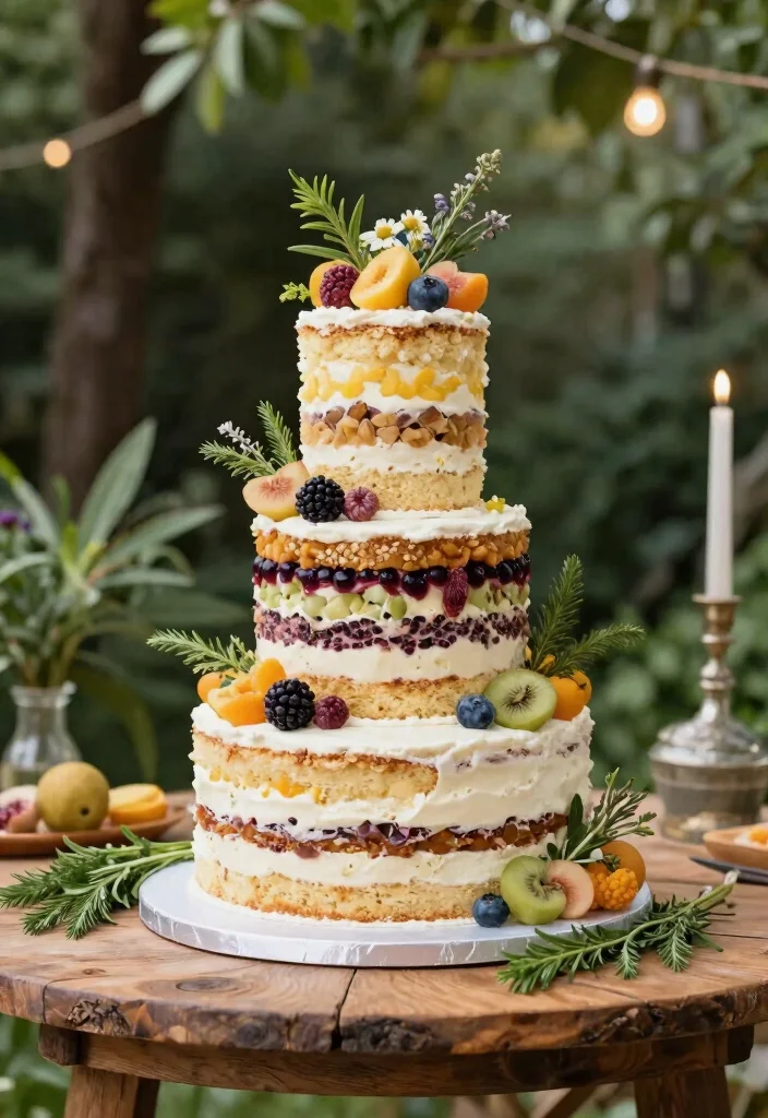 10 Single Tier Wedding Cake Ideas for Intimate Ceremonies 48 10 Single Tier Wedding Cake Ideas for Intimate Ceremonies 8. Sweet and Savory Hybrid Cake 0