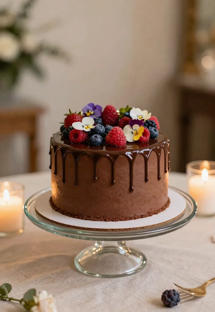 10 Small Wedding Cake Ideas for Intimate Celebrations 36 10 Small Wedding Cake Ideas for Intimate Celebrations 6. Chocolate Drip Cake 0