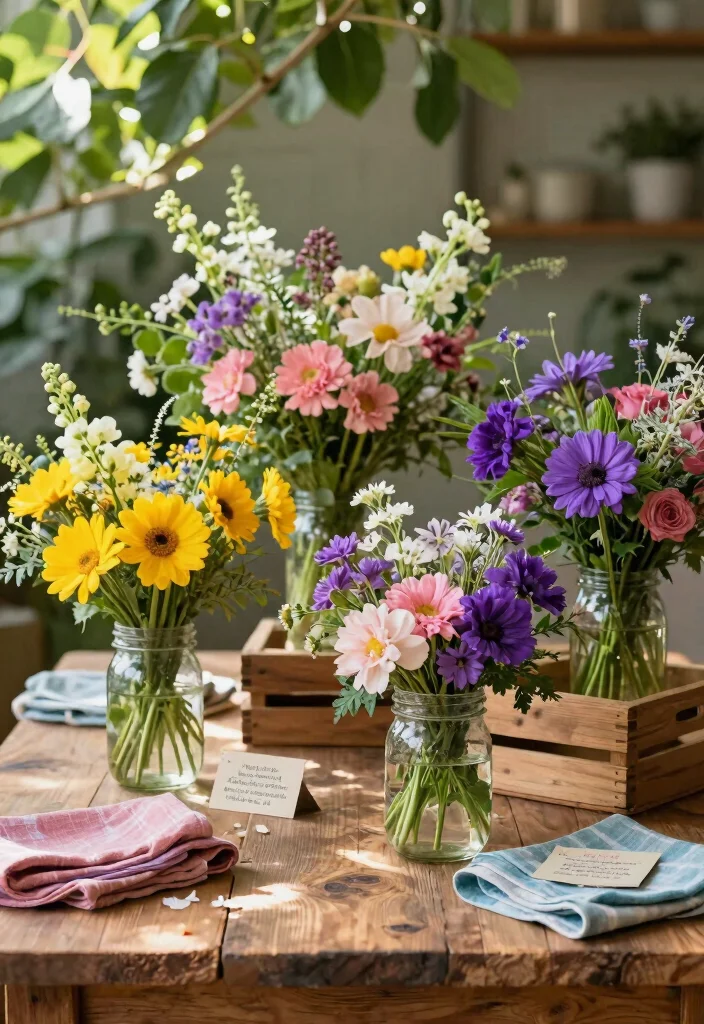 10 Spring Engagement Party Ideas with Fresh Bright Vibes 1 10 Spring Engagement Party Ideas with Fresh Bright Vibes 1. Eco Friendly Flower Arrangements 0