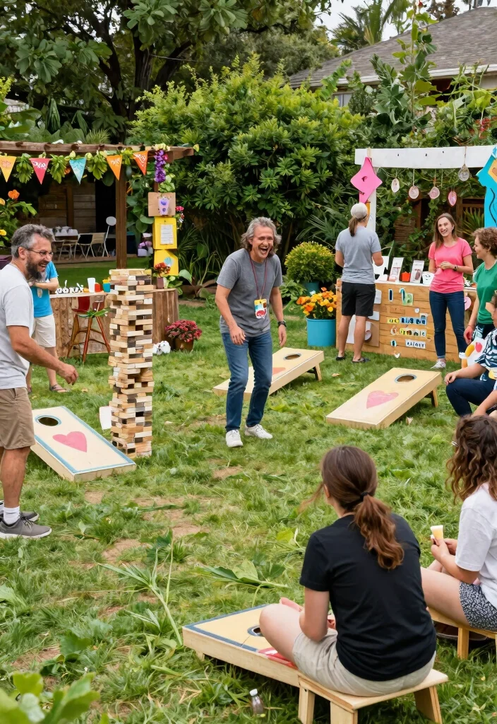 10 Spring Engagement Party Ideas with Fresh Bright Vibes 37 10 Spring Engagement Party Ideas with Fresh Bright Vibes 7. Outdoor Games and Activities 0