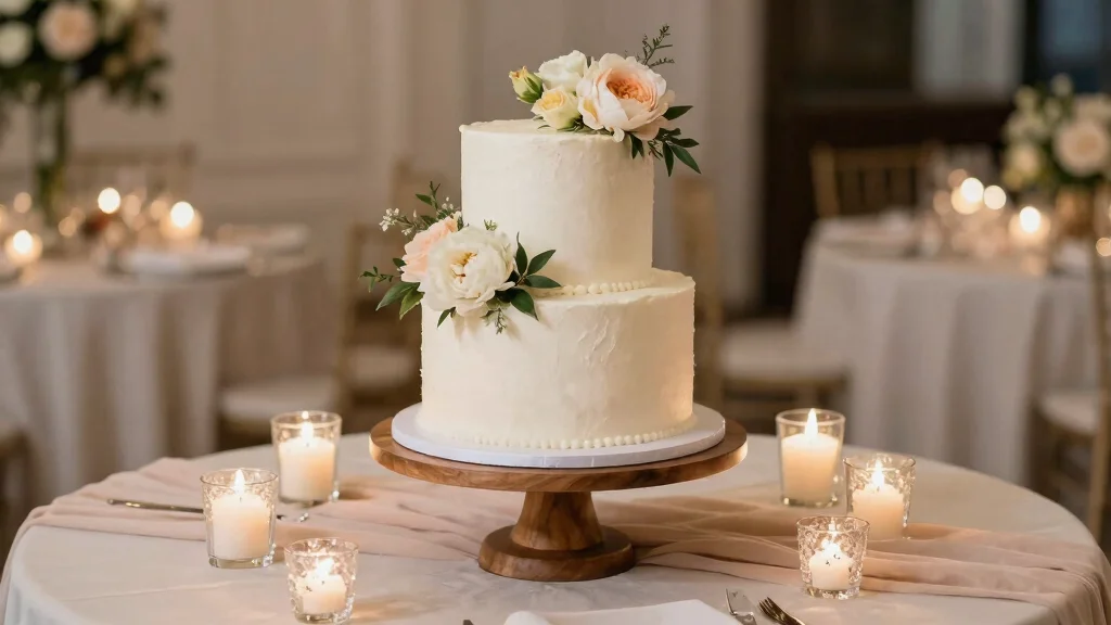 10 Two Tier Wedding Cake Ideas That Look Balanced and Elegant