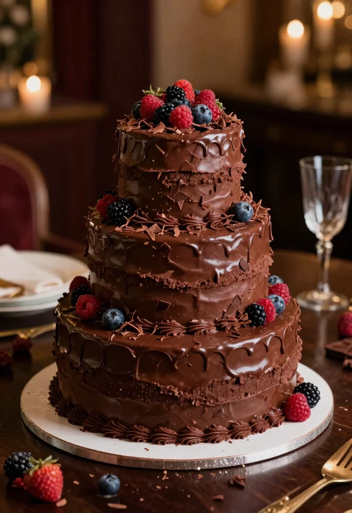 10 Wedding Anniversary Cake Design Ideas for Special Milestones 48 10 Wedding Anniversary Cake Design Ideas for Special Milestones 8. Chocolate Indulgence 0