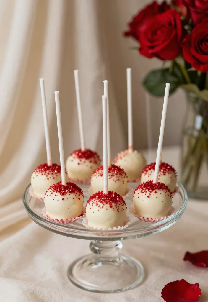10 Wedding Cake Pop Ideas for Fun Wedding Desserts 5. Red Velvet Cake Pops with Cream Cheese Frosting 0