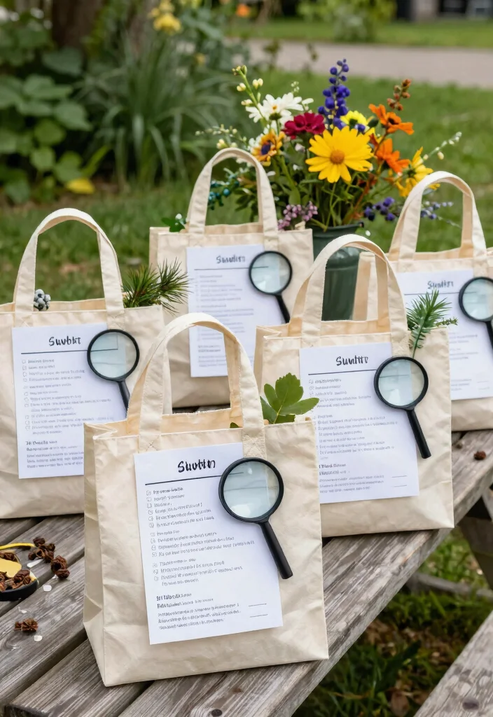 10 Wedding Favor Ideas for Kids That Are Fun and Age Appropriate 47 10 Wedding Favor Ideas for Kids That Are Fun and Age Appropriate 7. Nature Scavenger Hunt Bags 0