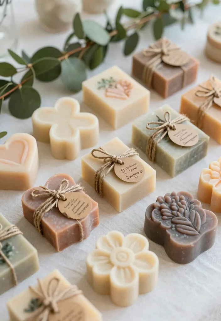 10 Winter Wedding Favor Ideas for Cozy Cold Season Weddings 36 10 Winter Wedding Favor Ideas for Cozy Cold Season Weddings 6. Handcrafted Soap Bars 0