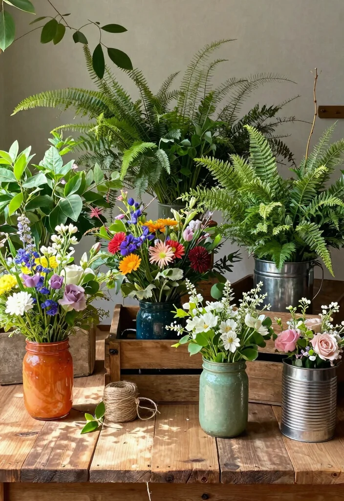 12 Backyard Engagement Party Ideas for Casual Outdoor Celebrations 1 12 Backyard Engagement Party Ideas for Casual Outdoor Celebrations 1. Eco Friendly Floral Arrangements 0