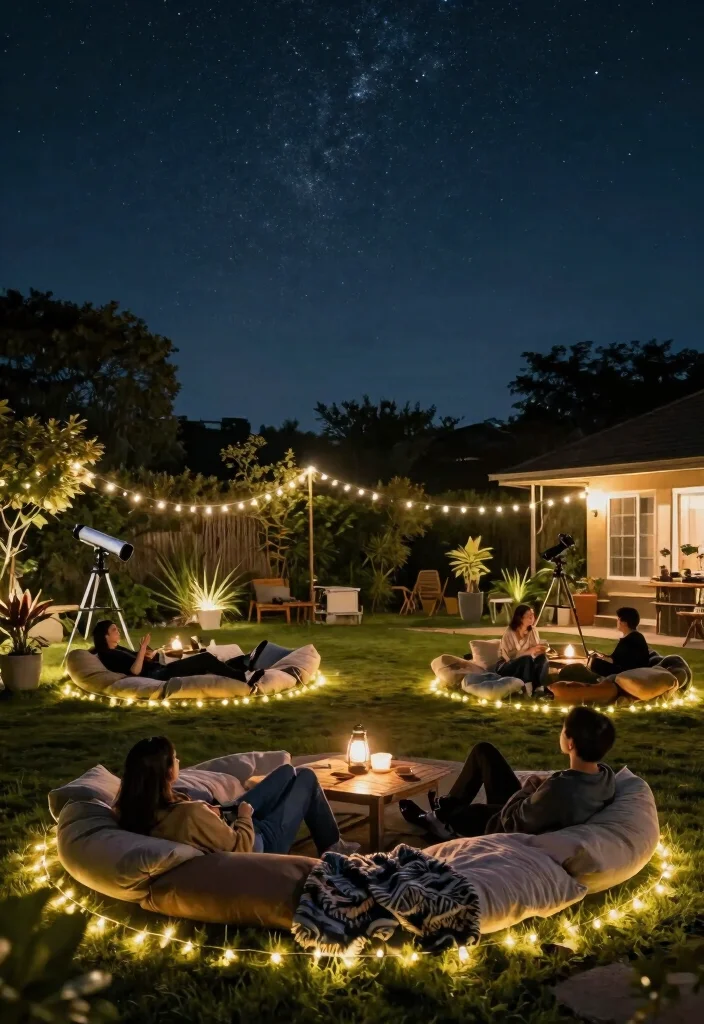 12 Backyard Engagement Party Ideas for Casual Outdoor Celebrations 62 12 Backyard Engagement Party Ideas for Casual Outdoor Celebrations 12. Starry Night Celebration 0
