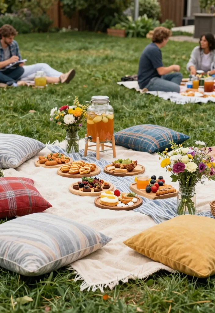 12 Backyard Engagement Party Ideas for Casual Outdoor Celebrations 25 12 Backyard Engagement Party Ideas for Casual Outdoor Celebrations 5. Rustic Picnic Style 0