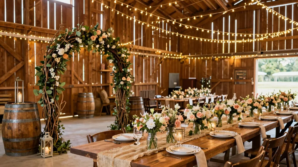 12 Barn Wedding Decoration Ideas for Rustic and Cozy Celebrations