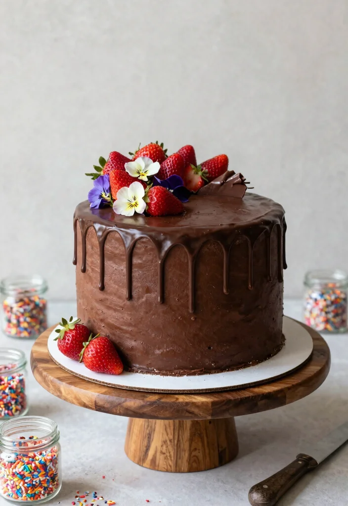 12 Boho Wedding Cake Ideas with Natural and Soft Details 3 12 Boho Wedding Cake Ideas with Natural and Soft Details 3. Rustic Chocolate Cake with Ganache Drip 0