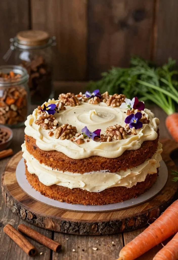 12 Boho Wedding Cake Ideas with Natural and Soft Details 28 12 Boho Wedding Cake Ideas with Natural and Soft Details 8. Carrot Cake with Spiced Cream Cheese Frosting 0