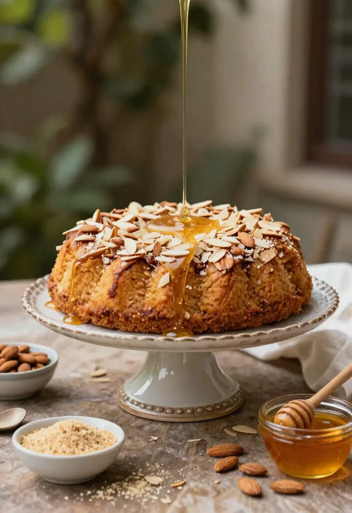 12 Boho Wedding Cake Ideas with Natural and Soft Details 39 12 Boho Wedding Cake Ideas with Natural and Soft Details 9. Almond and Honey Cake 0