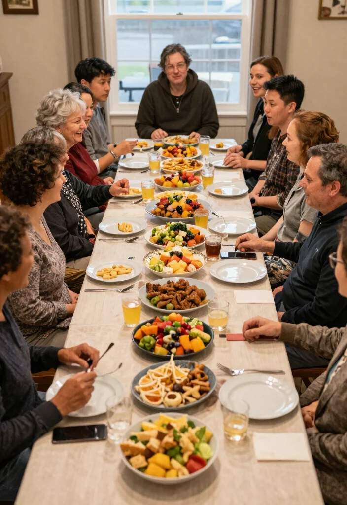 12 Casual Engagement Party Ideas That Feel Relaxed and Fun 12. Community Potluck 0