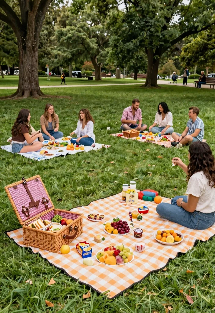 12 Casual Engagement Party Ideas That Feel Relaxed and Fun 2. Picnic in the Park 0