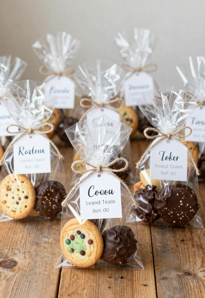 12 Cheap Wedding Favor Ideas That Look Nice and Stay on Budget 25 12 Cheap Wedding Favor Ideas That Look Nice and Stay on Budget 5. Edible Treats in Personalized Bags 0