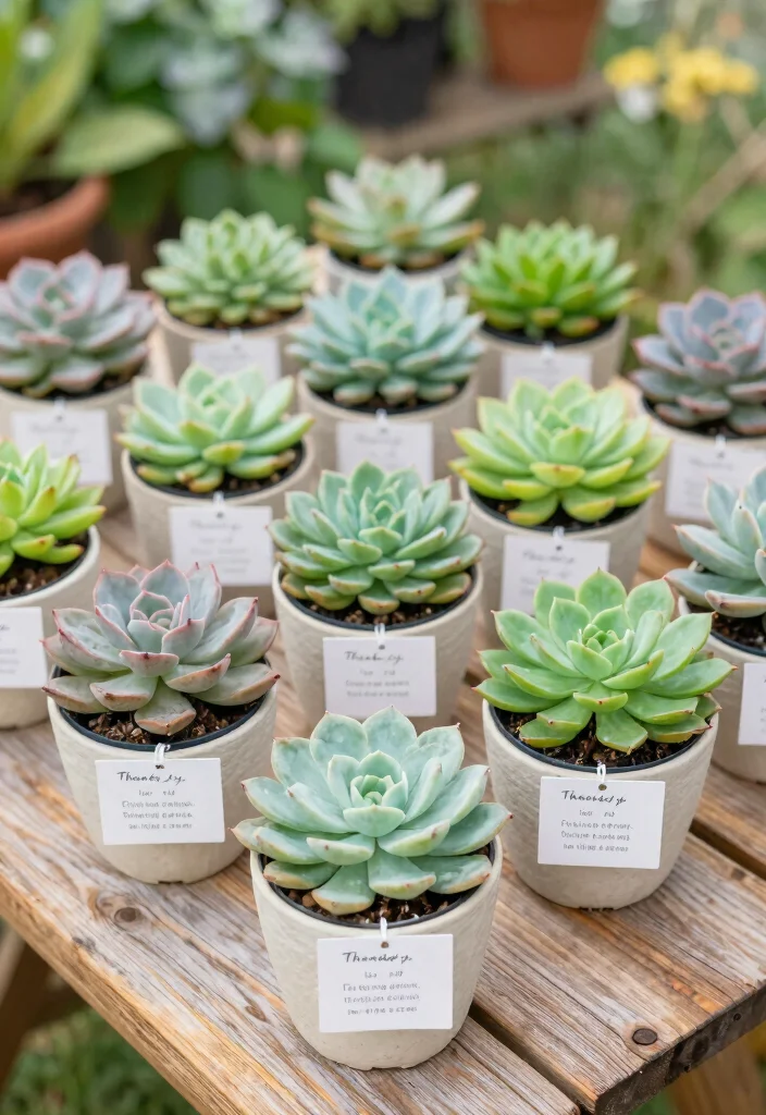 12 Cheap Wedding Favor Ideas That Still Feel Thoughtful 5. Potted Plants 0
