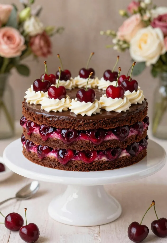 12 Chocolate Wedding Cake Ideas Guests Will Love 50 12 Chocolate Wedding Cake Ideas Guests Will Love 10. Chocolate Cherry Bliss Cake 0