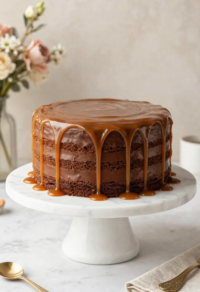 12 Chocolate Wedding Cake Ideas Guests Will Love 61 12 Chocolate Wedding Cake Ideas Guests Will Love 11. Chocolate Caramel Drizzle Cake 0