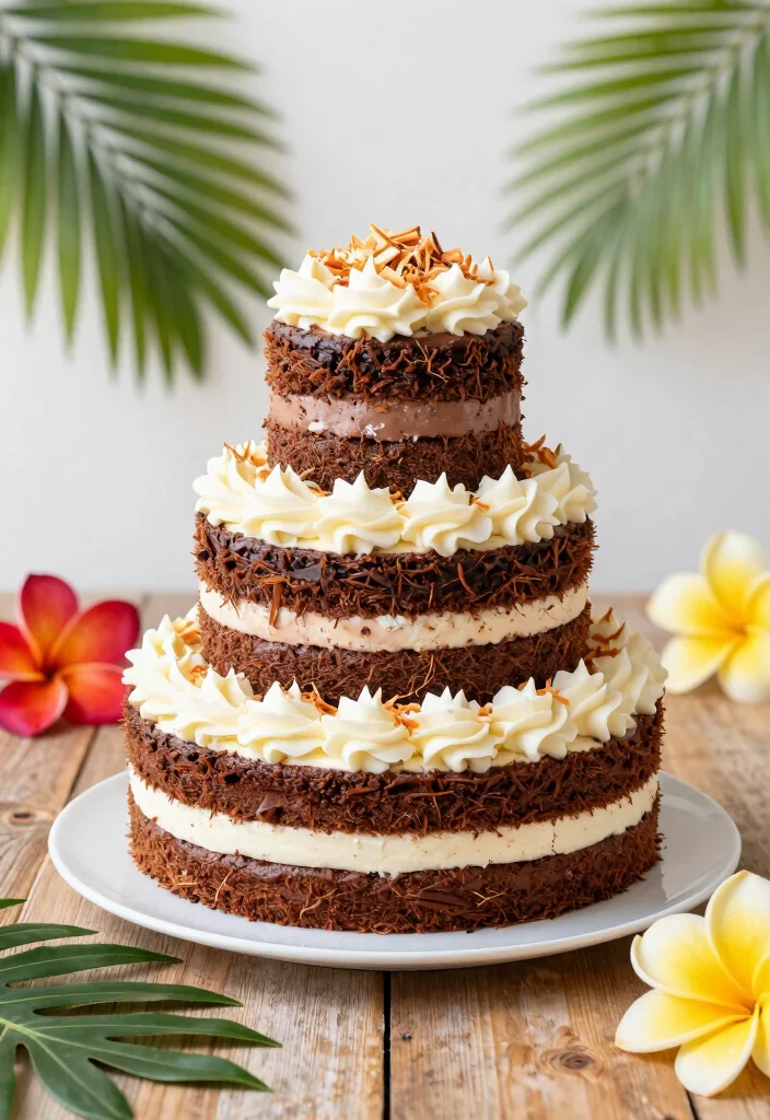 12 Chocolate Wedding Cake Ideas Guests Will Love 48 12 Chocolate Wedding Cake Ideas Guests Will Love 8. Chocolate Coconut Dream Cake 0