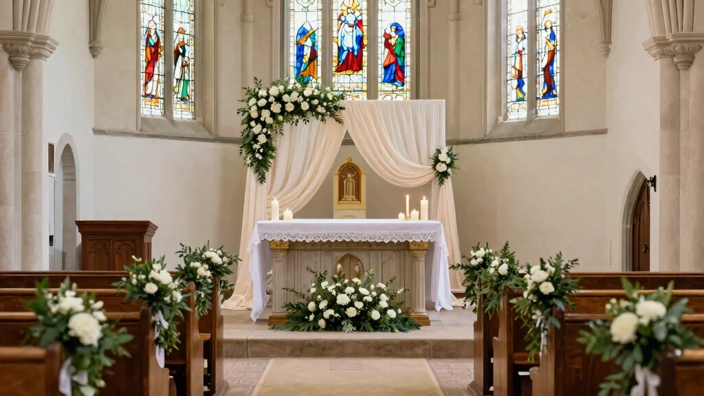 12 Church Wedding Decoration Ideas for Traditional Ceremonies
