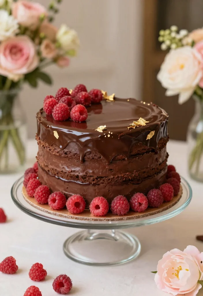 12 Classic Wedding Cake Ideas That Never Go Out of Trend 5. Classic Chocolate Ganache Cake 0