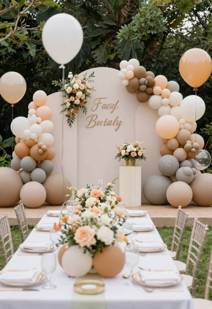 12 Classy Engagement Party Ideas for a Stylish Celebration 40 12 Classy Engagement Party Ideas for a Stylish Celebration 10. Whimsical Balloon Decor 0