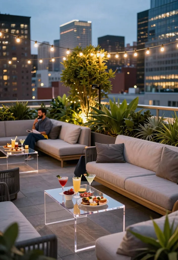 12 Classy Engagement Party Ideas for a Stylish Celebration 24 12 Classy Engagement Party Ideas for a Stylish Celebration 4. Chic Rooftop Soire 0