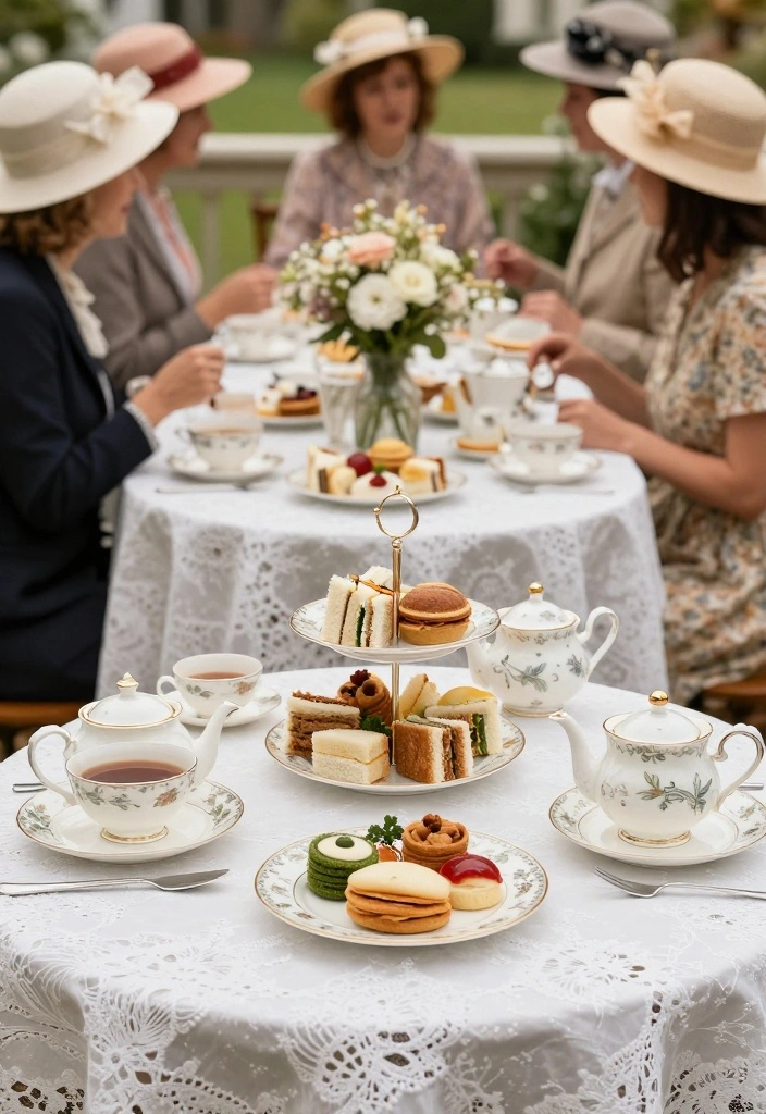 12 Classy Engagement Party Ideas for a Stylish Celebration 39 12 Classy Engagement Party Ideas for a Stylish Celebration 9. Vintage Tea Party 0