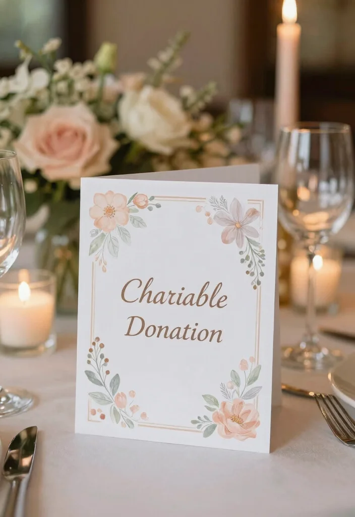 12 Cool Wedding Favor Ideas Guests Will Actually Remember 12. Charitable Donations Giving Back 0