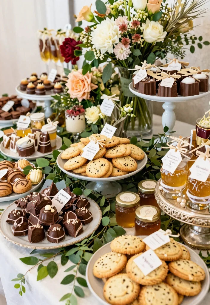 12 Cool Wedding Favor Ideas Guests Will Actually Remember 4. Edible Treats Sweets for the Sweet 0