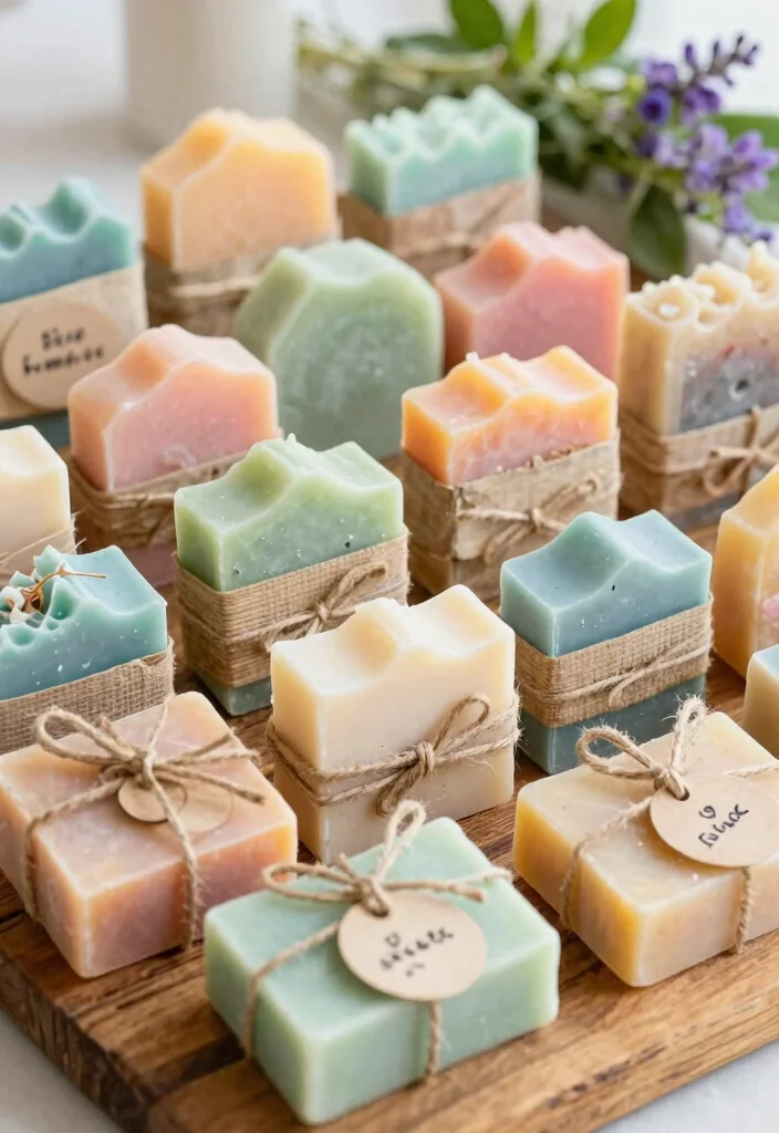 12 Cool Wedding Favor Ideas Guests Will Actually Remember 5. Handmade Soaps Pamper Your Guests 0