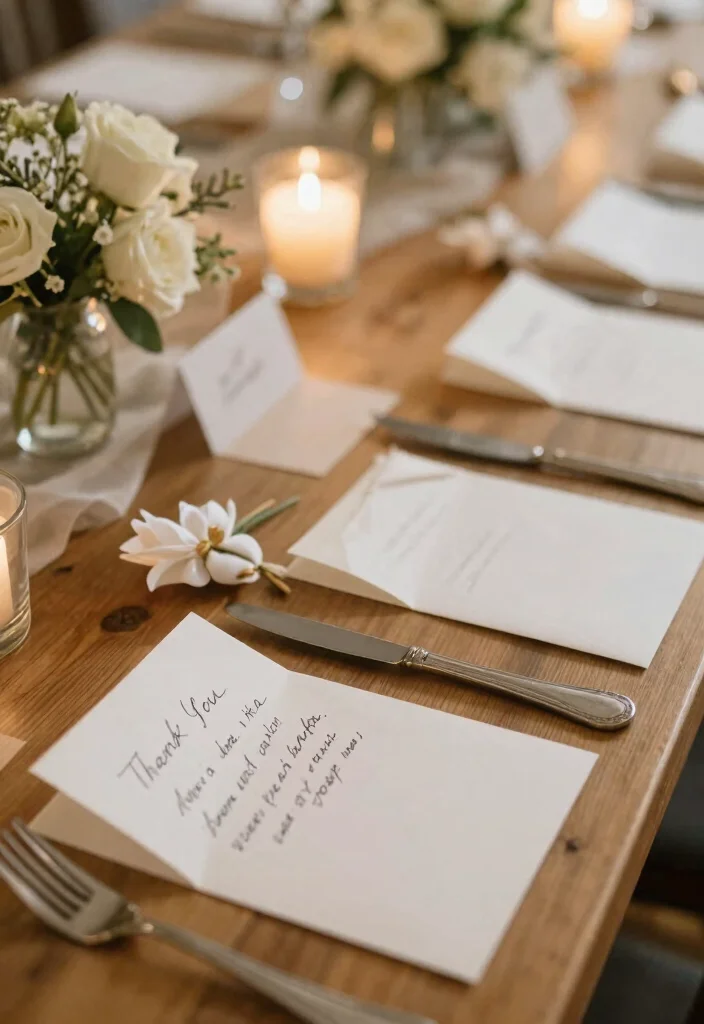 12 Cool Wedding Favor Ideas Guests Will Actually Remember 8. Handwritten Thank You Notes Personal Touch 0