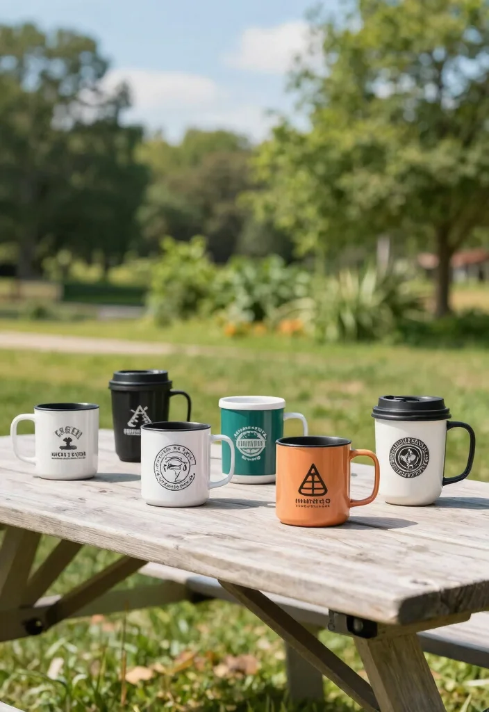 12 Destination Wedding Favor Ideas Guests Will Love to Pack Home 5. Custom Travel Mugs 0