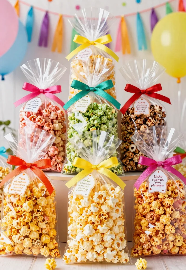12 Edible Wedding Favor Ideas Guests Will Actually Enjoy 13 12 Edible Wedding Favor Ideas Guests Will Actually Enjoy 3. Gourmet Popcorn Bags 0