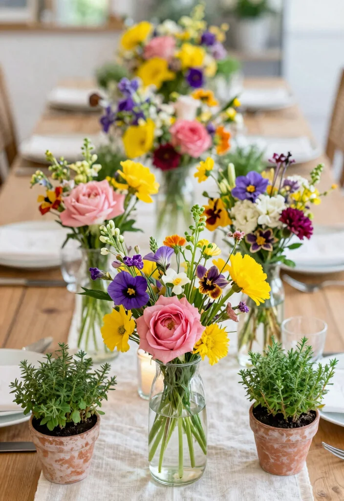 12 Engagement Party Centerpiece Ideas for Stylish Tables 61 12 Engagement Party Centerpiece Ideas for Stylish Tables 11. Edible Flower Arrangements 0