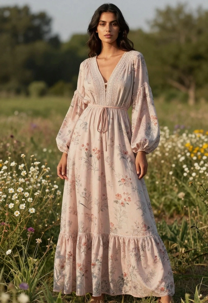 12 Engagement Party Dress Ideas That Feel Elegant and Comfortable 1 12 Engagement Party Dress Ideas That Feel Elegant and Comfortable 1. The Bohemian Maxi Dress 0