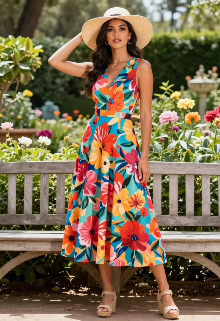 12 Engagement Party Dress Ideas That Feel Elegant and Comfortable 13 12 Engagement Party Dress Ideas That Feel Elegant and Comfortable 3. A Line Dress with Floral Prints 0