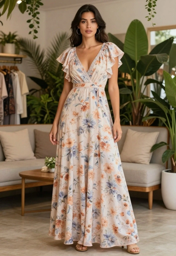 12 Engagement Party Outfit Ideas That Work for Any Celebration Style 1 12 Engagement Party Outfit Ideas That Work for Any Celebration Style 1. Effortlessly Chic Maxi Dress 0